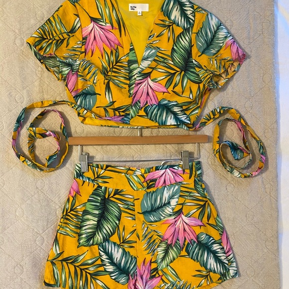 by the way. Pants - Revolve Tropical 2pc Set